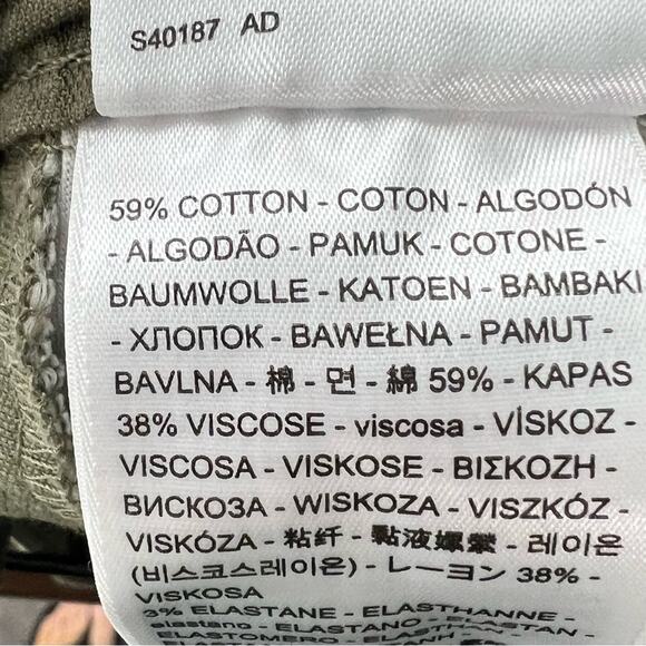 Levi's army green slim straight leg casual chino pants size 30 B125 - Picture 2 of 5